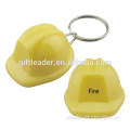 Promotional Mini Plastic Safety Helmet Keychain Toy